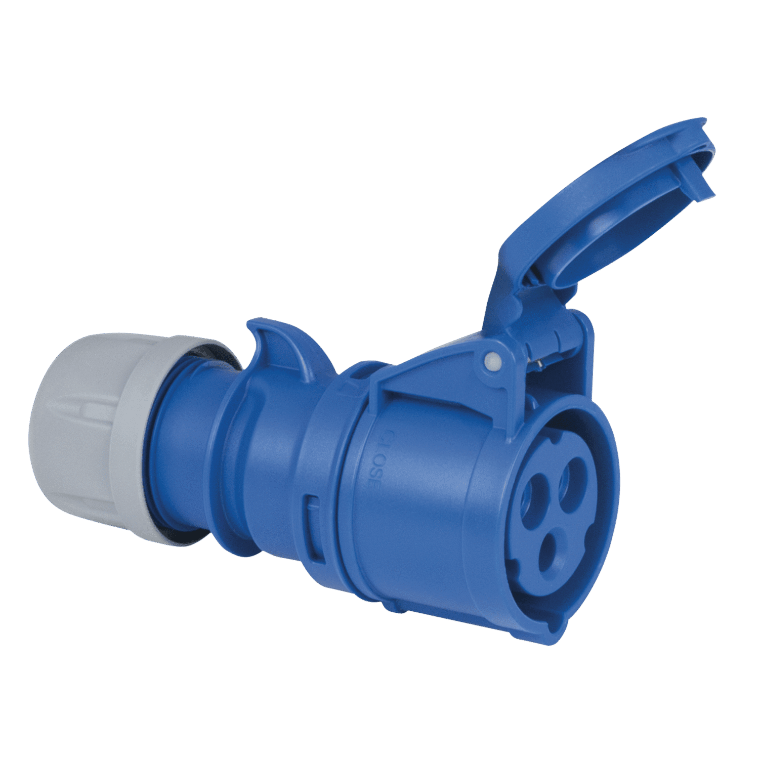 CEE 16 A/240 V - 3P Plug female Azul - IP44 (Azul - IP44) 91329