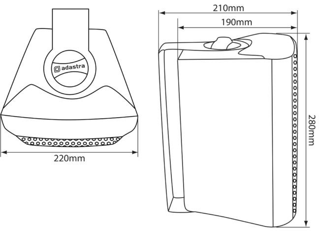 BC6V-W Altavoz de fondo de 100 V 6.5"blanco 952.716UK - Imagen 4