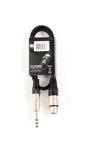 Câble XLR femelle - Jack mâle stéréo 0,60m Easy - Plugger - Imagen 3