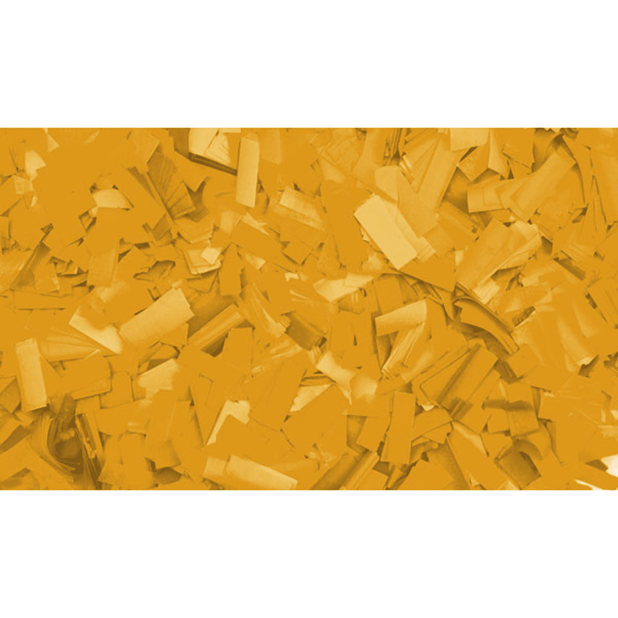 Confeti Neon – Rectangular (Naranja fluorescente, 55 x 17 mm, 1 kg, ignífugo) 60910FO