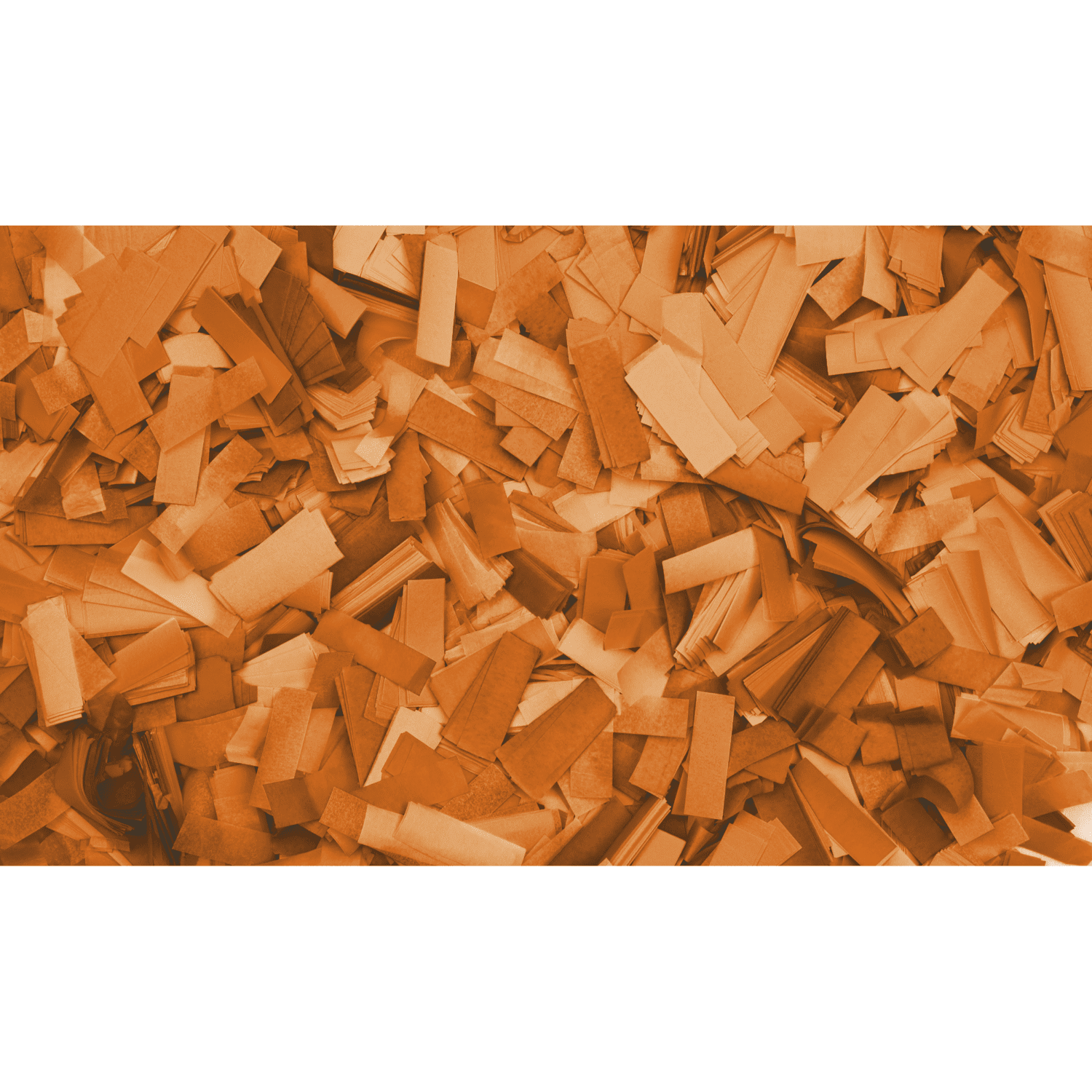 Confeti – Rectangular (Naranja, 55 x 17 mm, 1 kg, ignífugo y biodegradable) 60910O