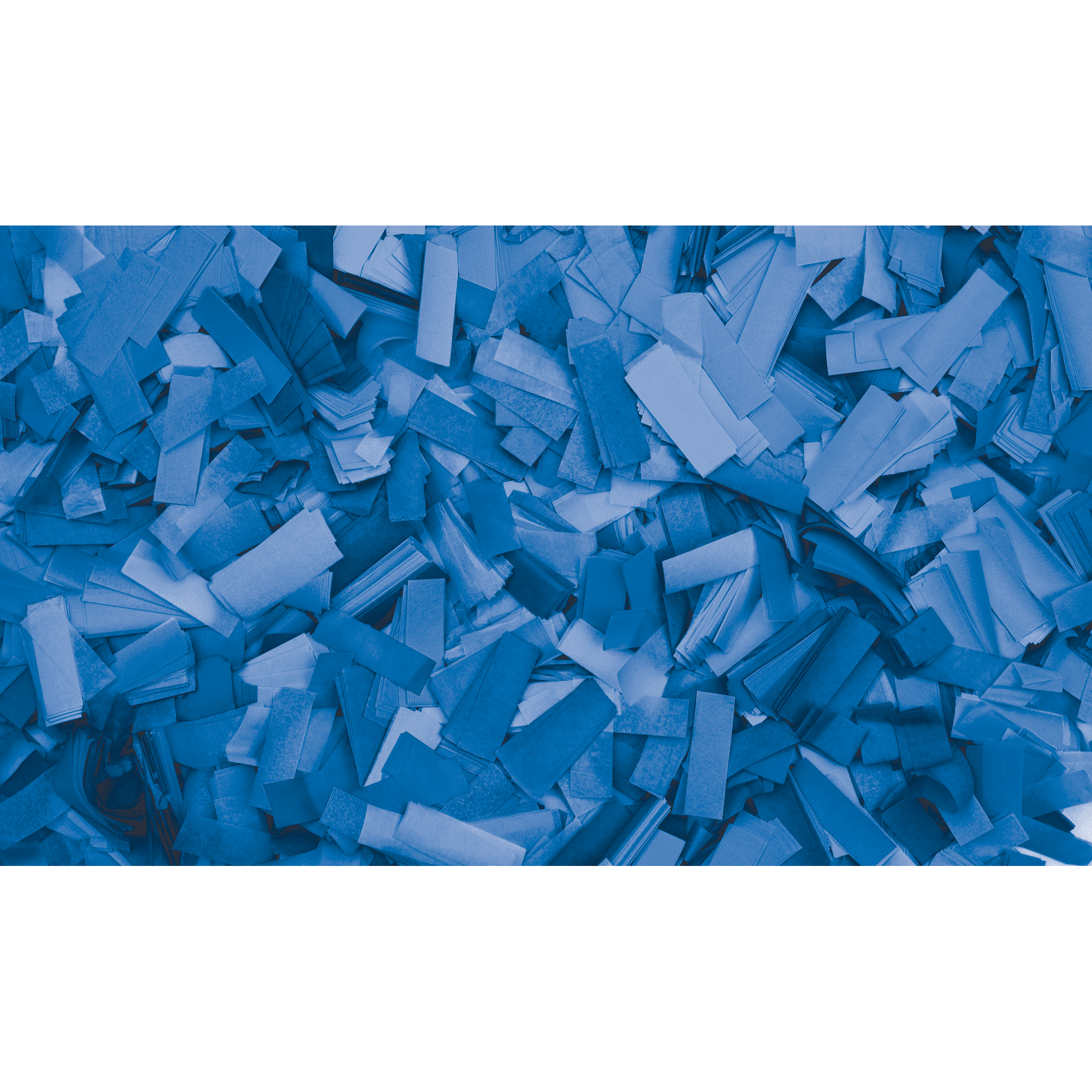 Confeti – Rectangular (Azul, 55 x 17 mm, 1 kg, ignífugo y biodegradable) 60910U