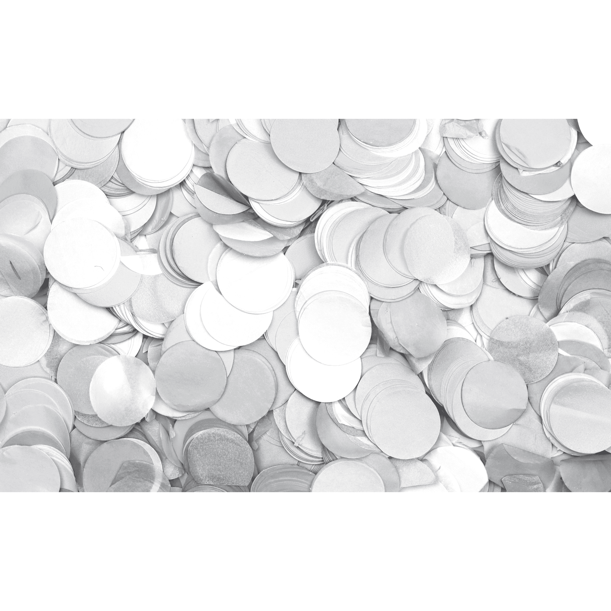 Confeti – Redondo (Blanco, Ø 55 mm, 1 kg, ignífugo y biodegradable) 60912WH