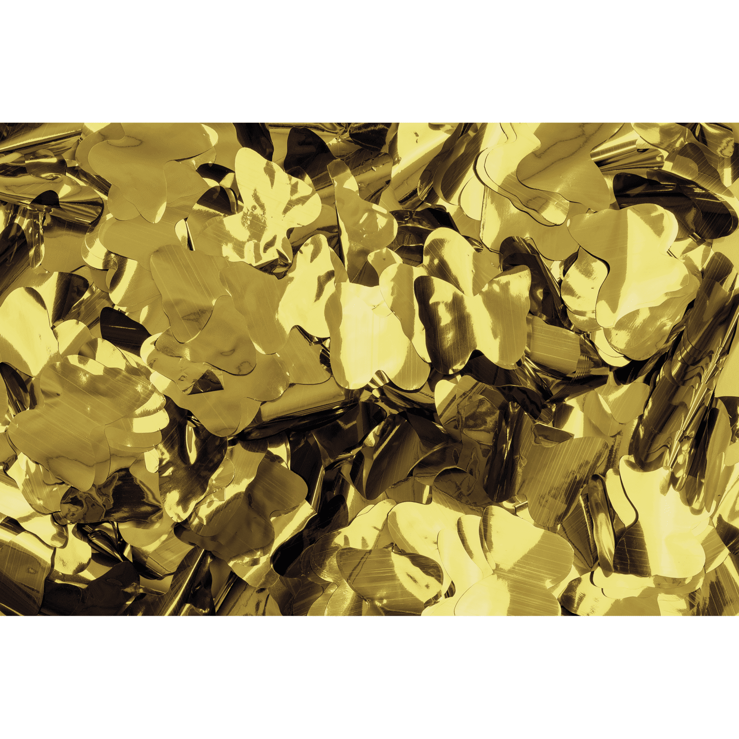 Confeti Metálico – Mariposas (Dorado, Ø 55 mm, 1 kg, ignífugo) 60923GM
