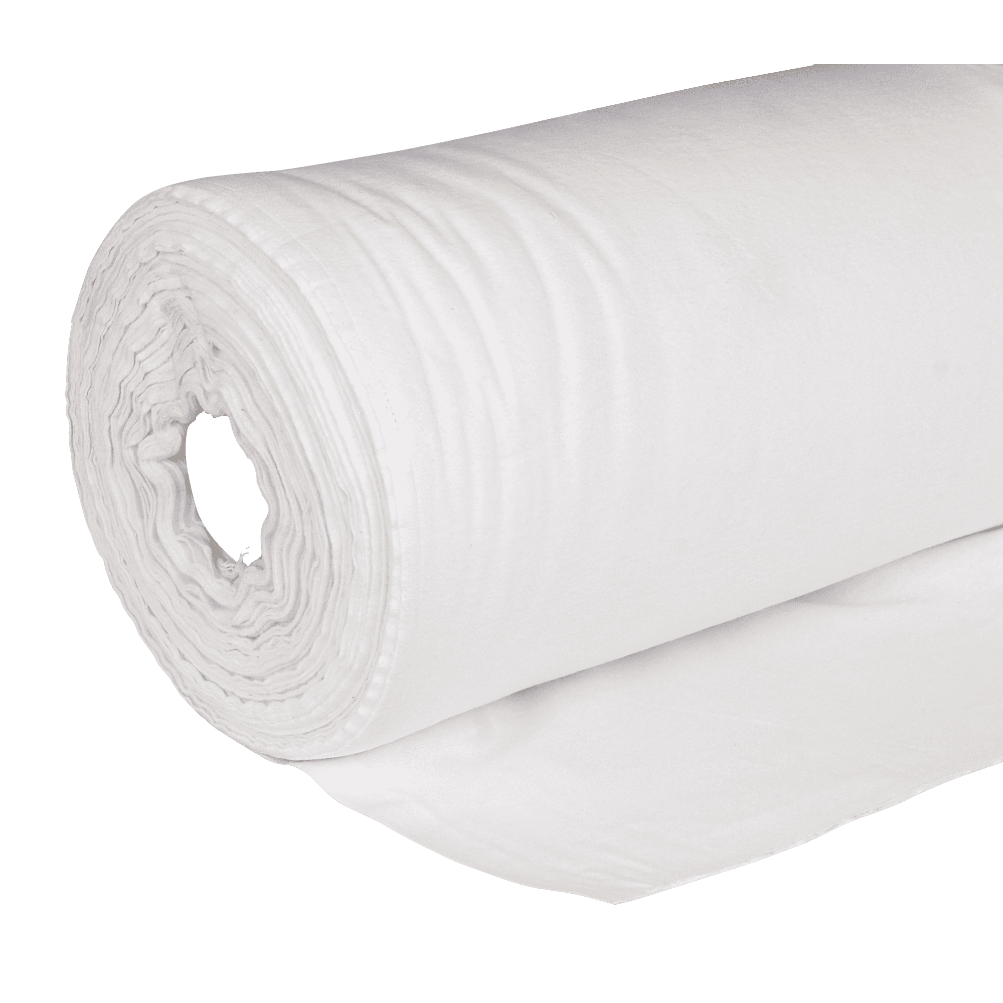 Rollo de tela Dekomolton 160 g/m² (De color blanco – 3 (anchura) x 60 (longitud) m) 89200