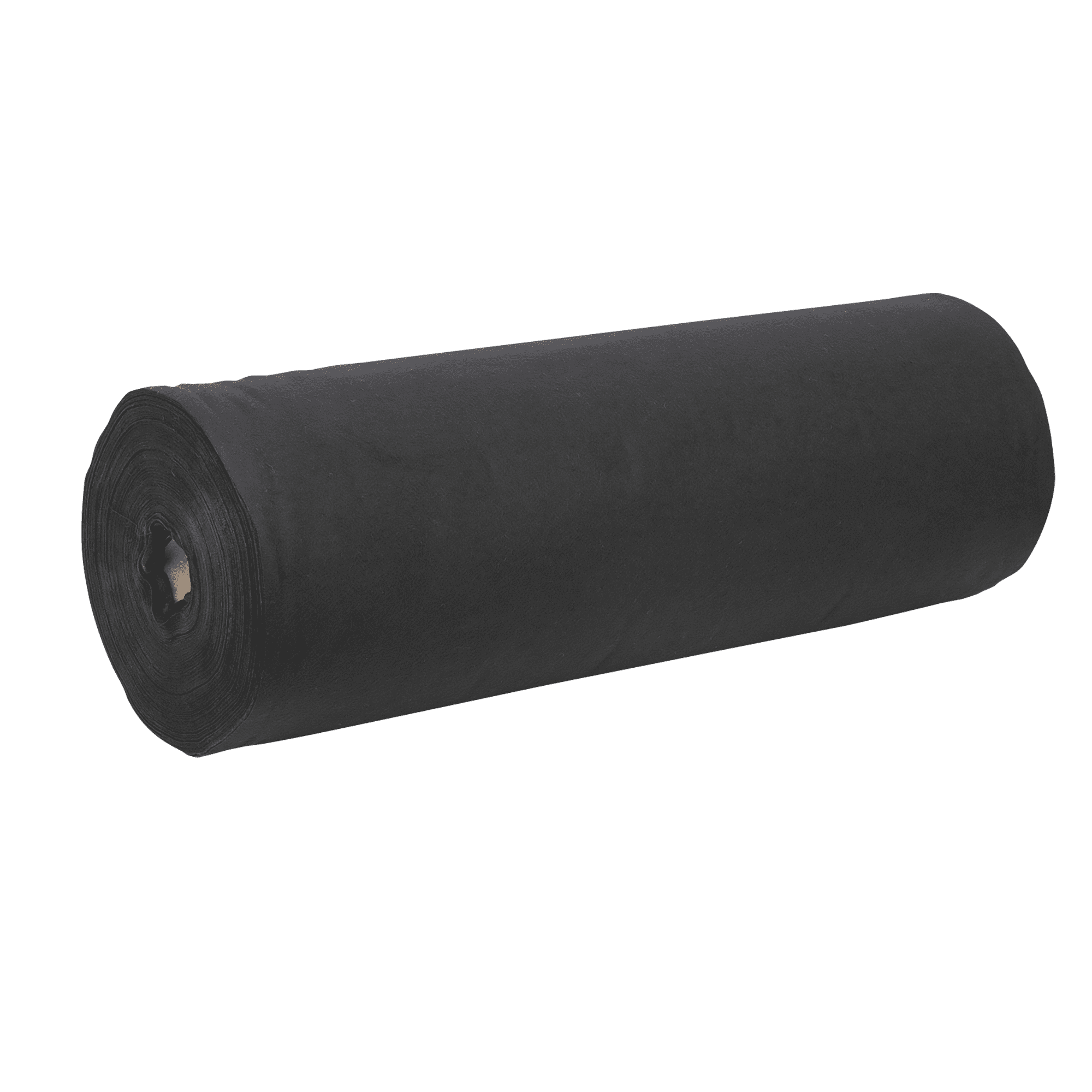 Rollo de tela Dekomolton 160 g/m² (De color negro – 0,60 (anchura) x 60 (longitud) m) 89262