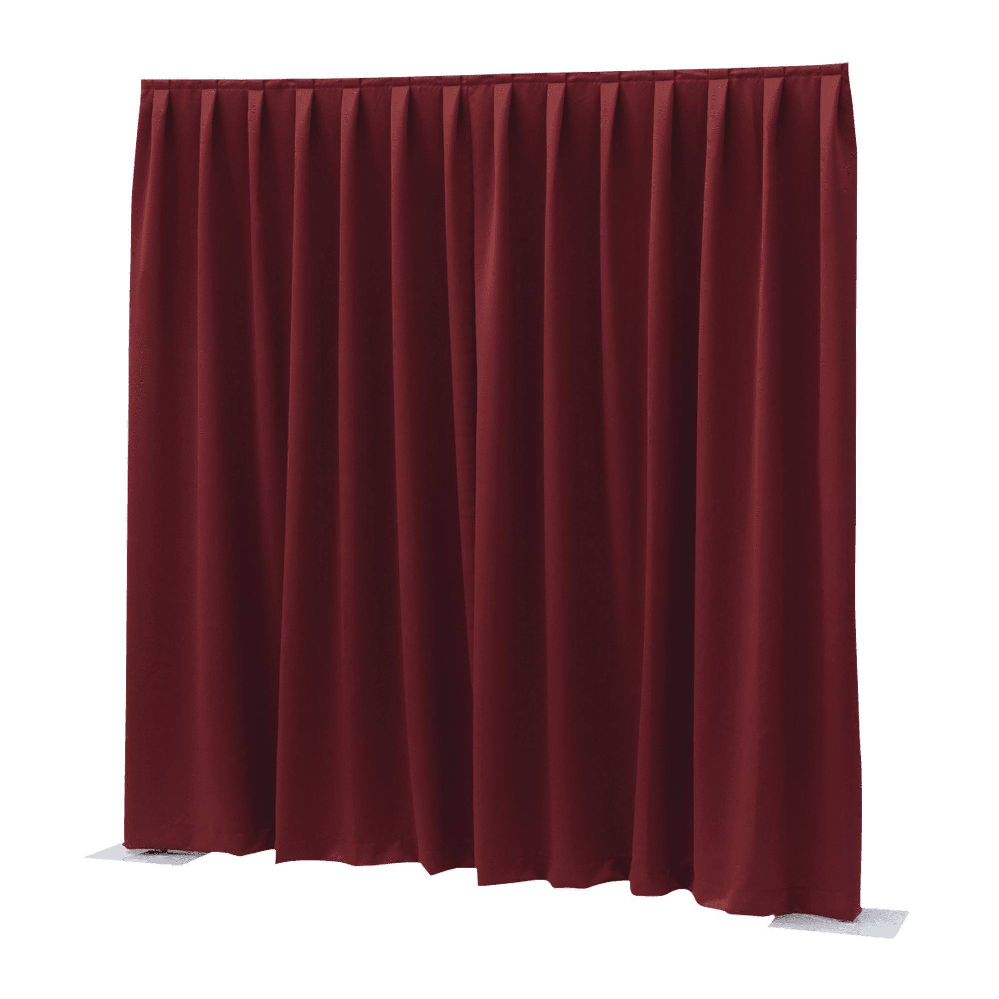 Telón P&D Dimout 260 g/m² (De color rojo – 330 x 400 cm (anchura x altura) – plisado) 89451