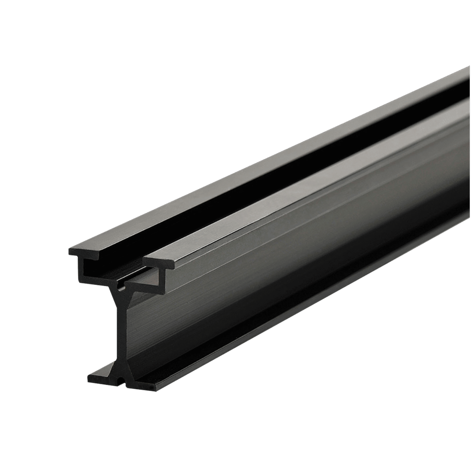 Eurotrack – Rail, Black (500 cm length – black (anodised)) 89501