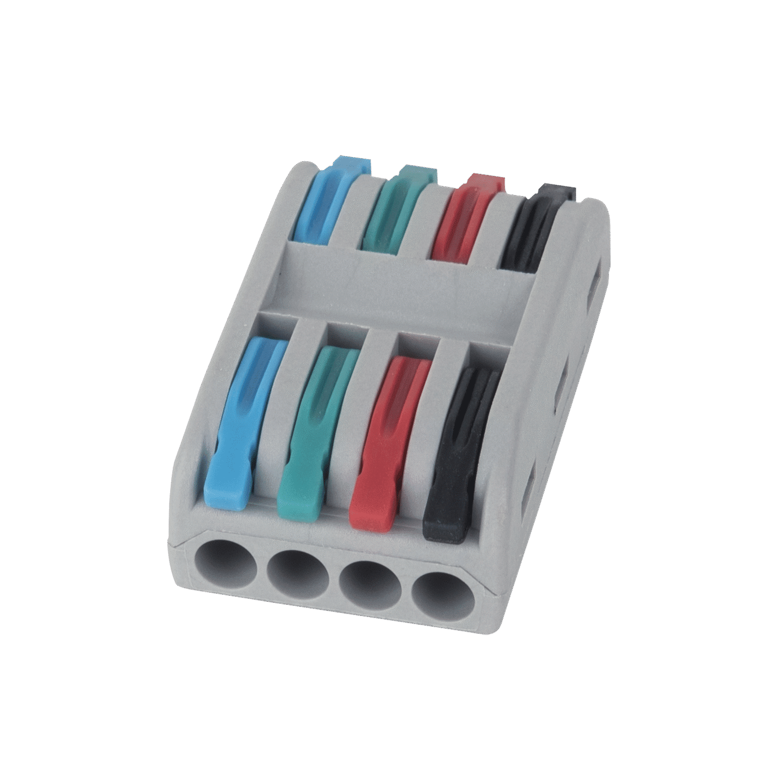 Conector de cable de 4 polos (RGB – Hasta 16 A / 250 V) 94001