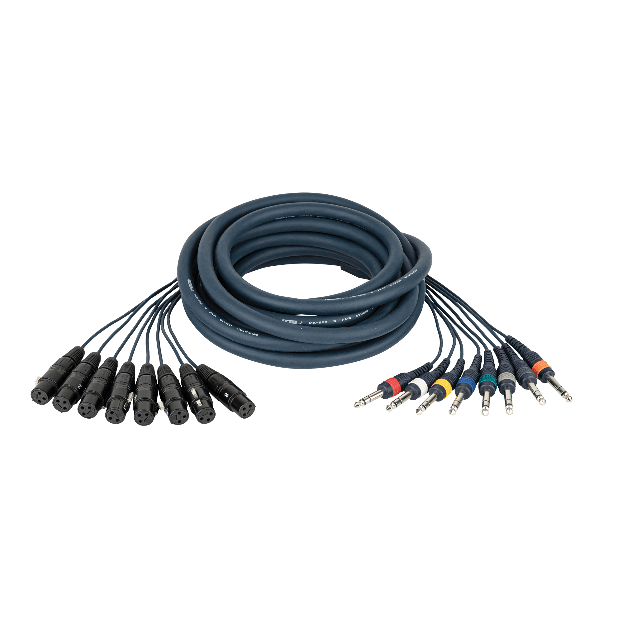 FL67 – 8 XLR/F 3P to 8 Jack stereo (6 m) FL67600