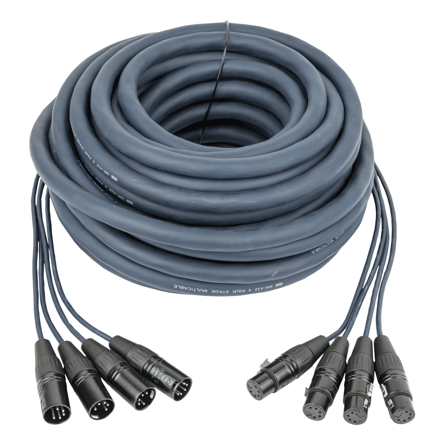 DMX Snake de 4 vías y 5 pines XLR (Cable Snake 4 Universos – 10 m) FL9310