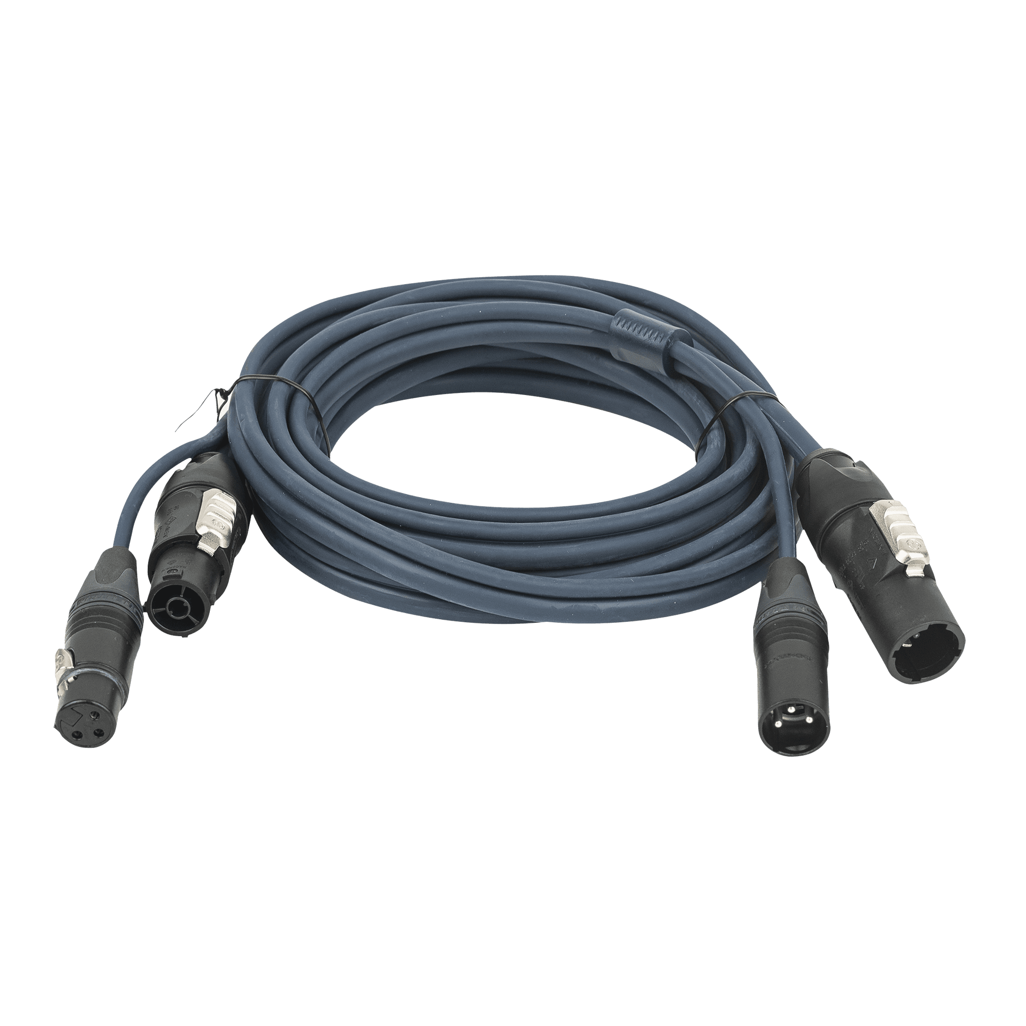 FP-13 Cable híbrido – PowerCON True1 y XLR de 3 pines (DMX & Power – 3 m) FP133