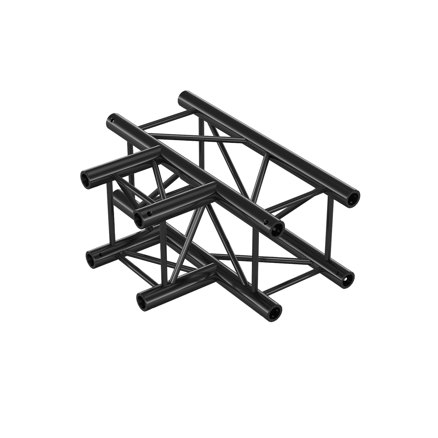 Pro-30 Square F Truss – T-Cross 3-way (QTVF35 – 90° corner – heavy duty – black – F) FQ30017HDB