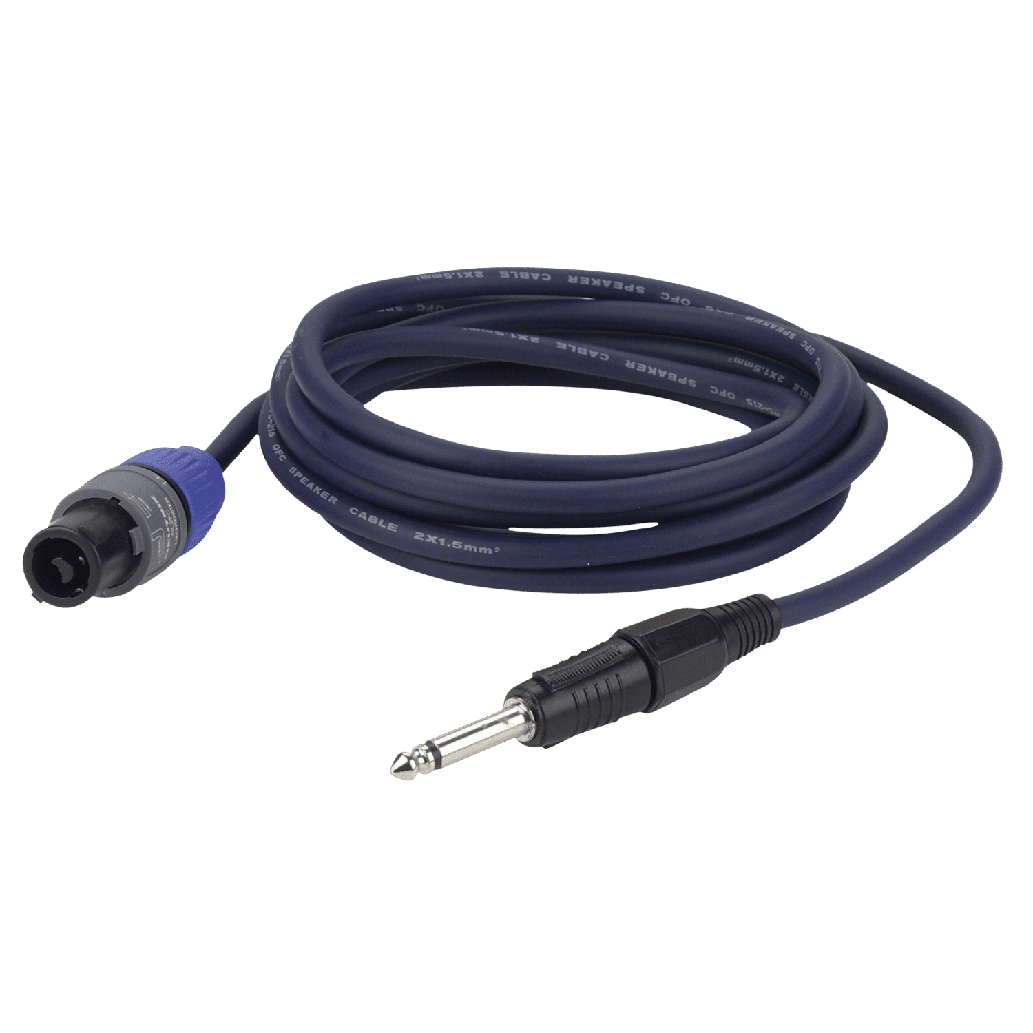 FS16 – Jack mono to speakON/Male – 2x 1.5 mm² – Neutrik (10 m Neutrik) FS1610