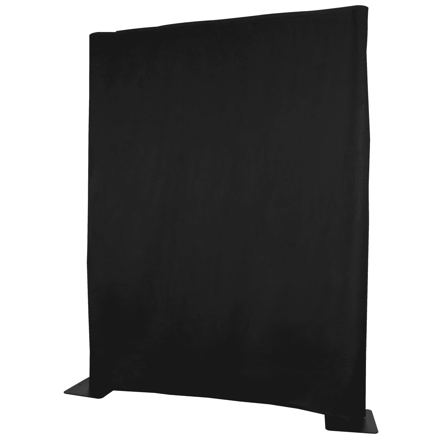 Telón P&D Dimout 7.67 oz/yd² (De color negro – 9′ x 4′ (anchura x altura) – sin plisar) 97231