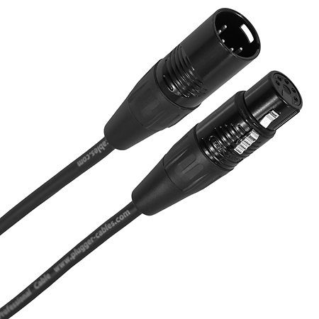 Câble DMX XLR femelle 5b – XLR mâle 5b 3m Touring – Plugger