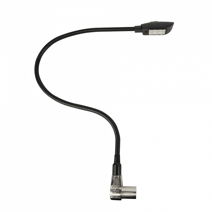 GooseLight XLR, CW (En ángulo recto con 3 clavijas, LED blanco) 60791