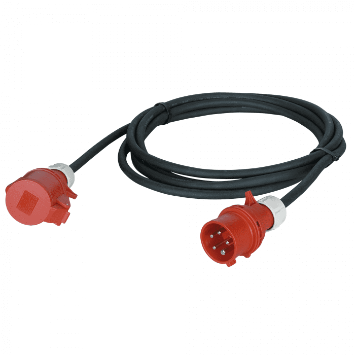 Extension Cable – 3x 16 A/380 V 5x 2.5 mm² (5 m/5 x 2,5 mm2) 90510
