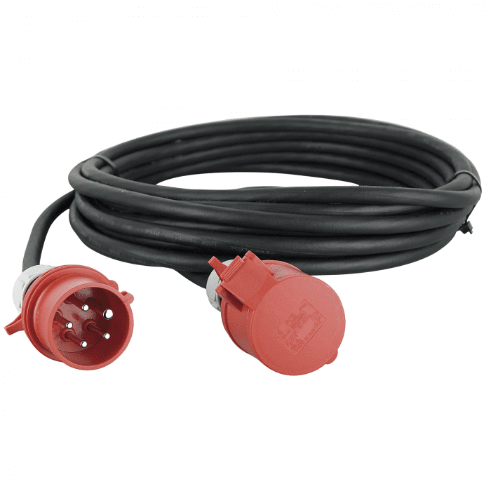 Extension Cable – 3x 16 A/380 V 5x 2.5 mm² (50 m/5 x 2,5 mm2) 90513