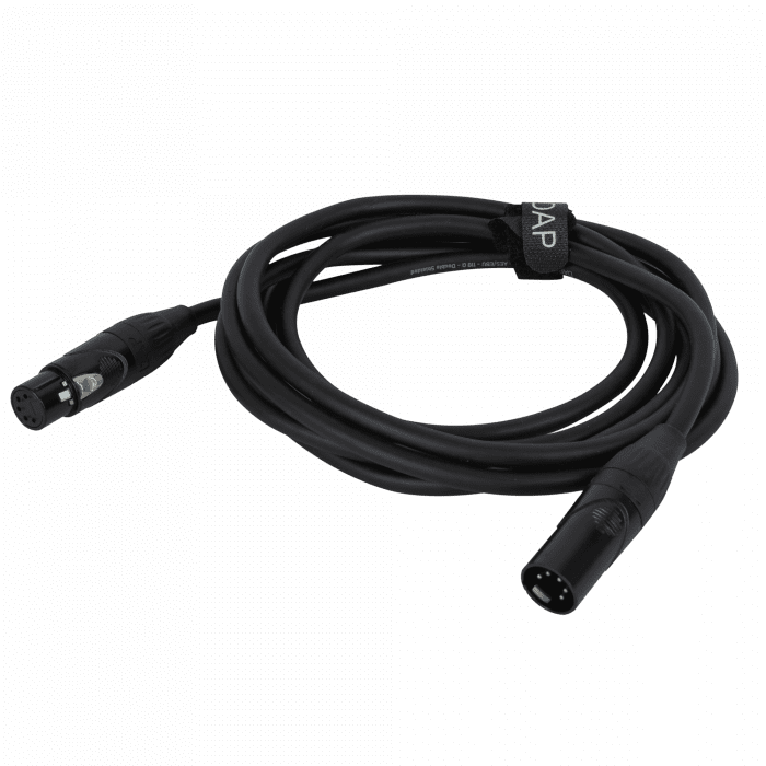 FLX08 – DMX/AES-EBU XLR/M 5P a XLR/F 5P (1,5 m) FLX08150