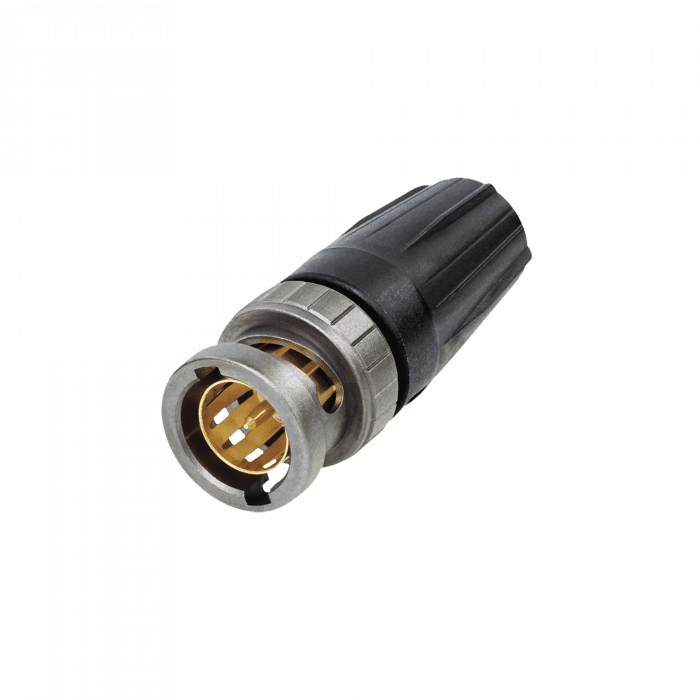 Conector BNC UHD – macho (UHD – para engarce hexagonal de 8,23 mm) NBNC75BZV14X