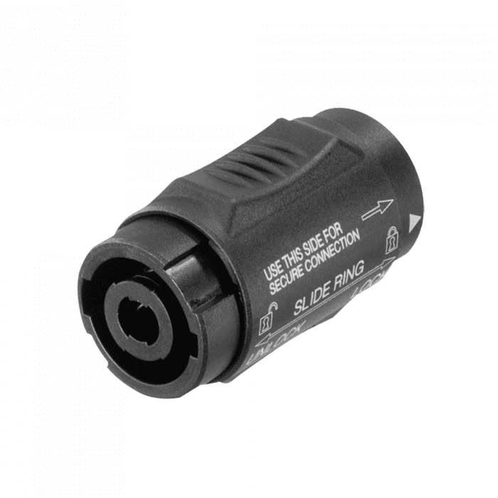 Lockable Coupler for NL2/4 – Neutrik (4 clavijas) NL4MMX