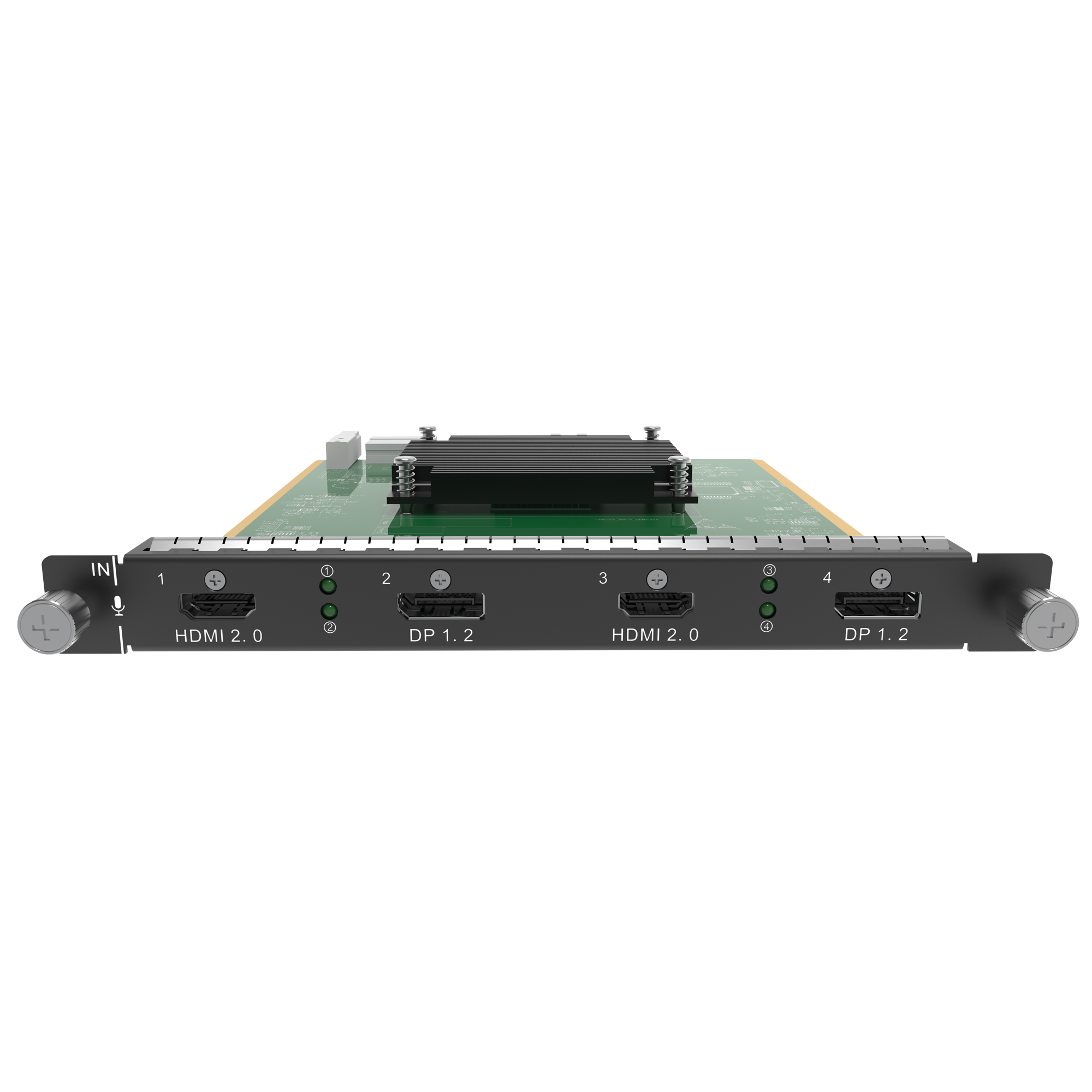 Tarjeta de entrada 2x HDMI 2.0/2x DP 1.2 serie H (2x HDMI 2.0 o 2x DP 1.2) 101585