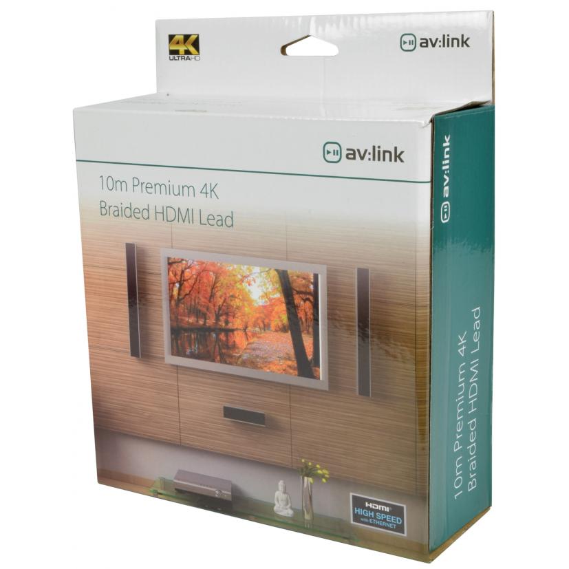 Cable HDMI trenzado premium de 10 m 112.186UK - Imagen 4