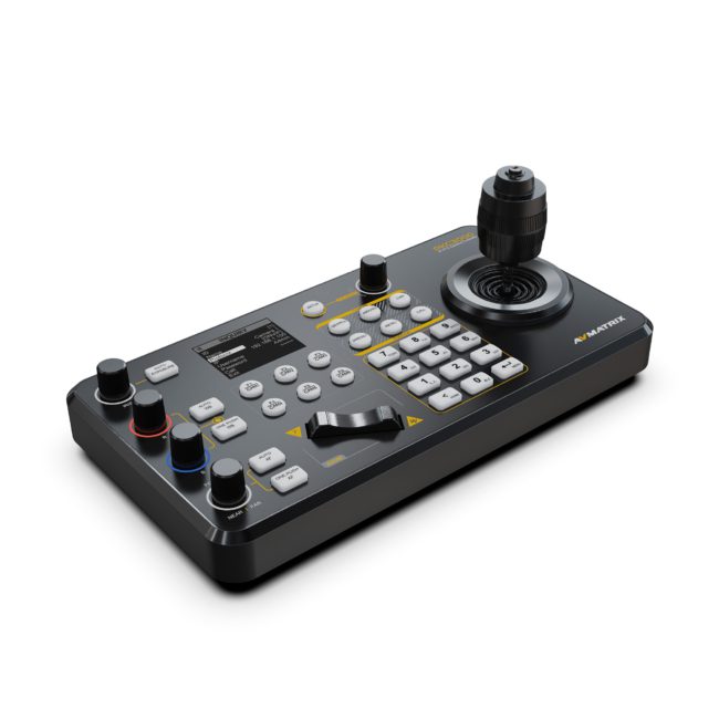 PKC3000 – Professional IP & Serial PTZ Camera Joystick Controller - Imagen 3