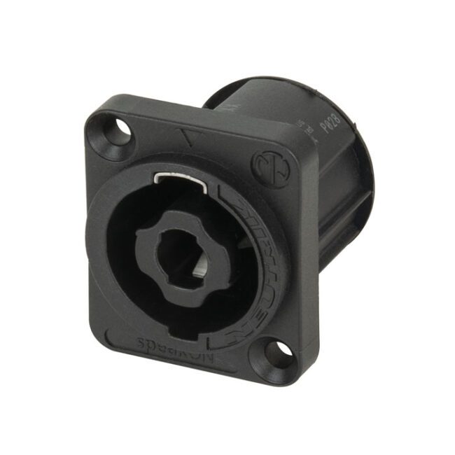 4-pin speaker chassis (Conector macho - talla D) NL4MPXX