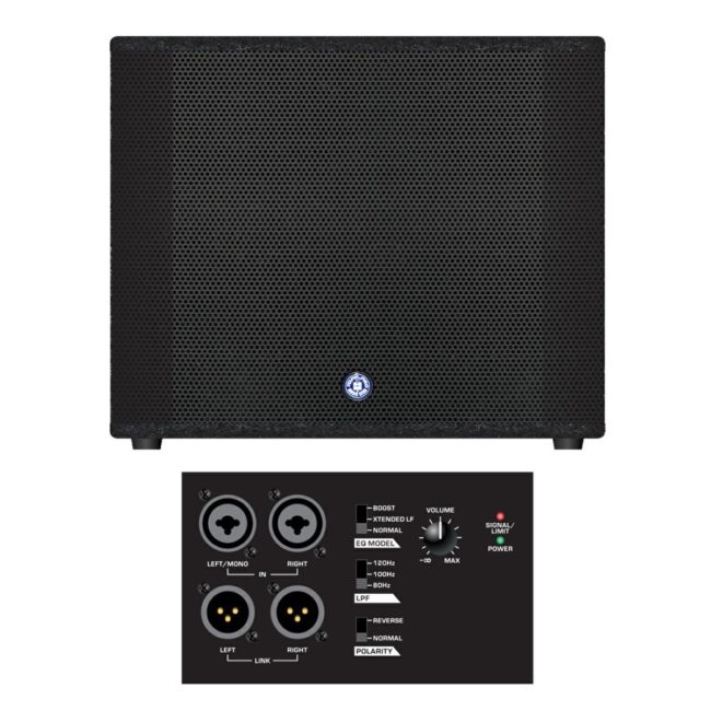 KS-HD 15A SUB (Subwoofer activo de madera de 15" con controles de polaridad, LPF y modelo de ecualizador)