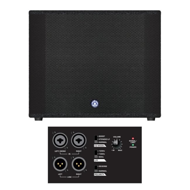 KS-HD 18A SUB (Subwoofer activo de madera de 18" con controles de polaridad, LPF, modelo EQ)