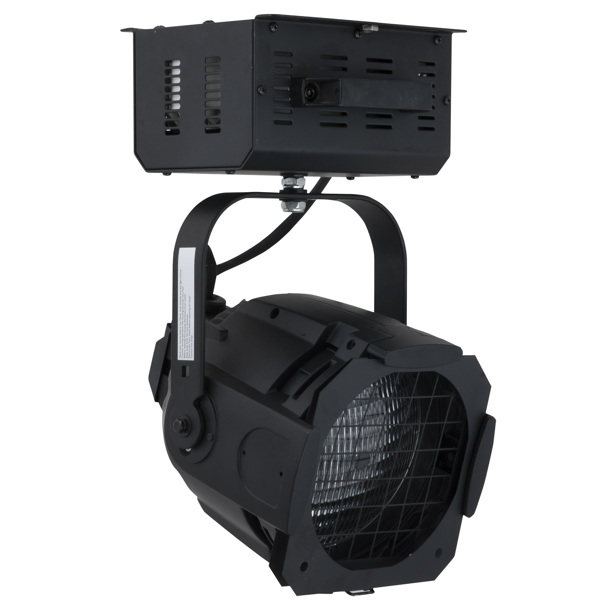 Studio Beam MSR 575 (Spot con enchufe de 600 W GX9.5, lastre y 4 lentes – Negro) 30692