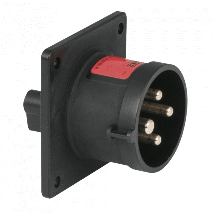 CEE 16 A/400 V 4-pin Socket male Negro - IP44 (Negro - IP44) 91369 PCE ...